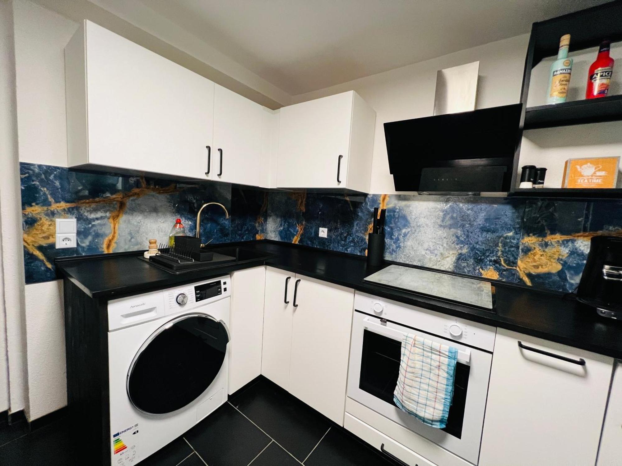 Souterrain 2 Zimmer Wohnung Freiburg Seepark Bagian luar foto